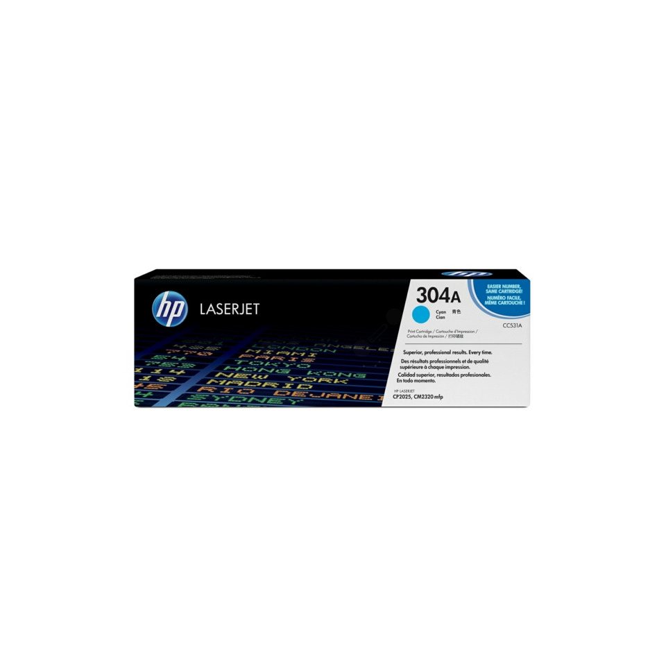 laserjet, tintenpatrone, 304A, hp, druckerpatrone