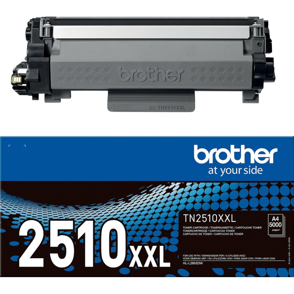 Toner, Tonerpatrone, Brother, TN2510XXL, A4 5000 Seiten