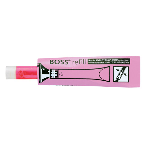 Textmarker Nachfüllsystem BOSS® ORIGINAL, 3ml, pink STABILO 070/56