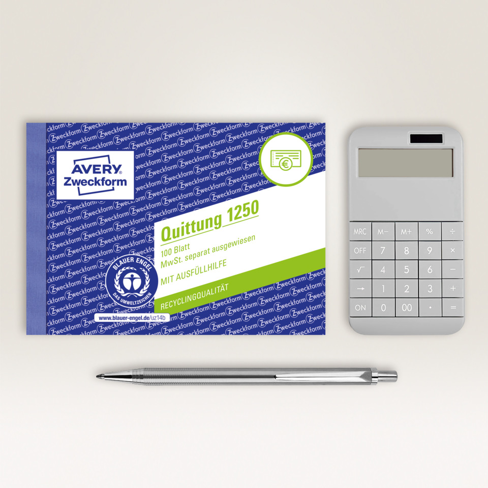 Notizblock, Quittung, Papierblock, Kassenblock, Stift, Taschenrechner, Bleistift, Schreibset