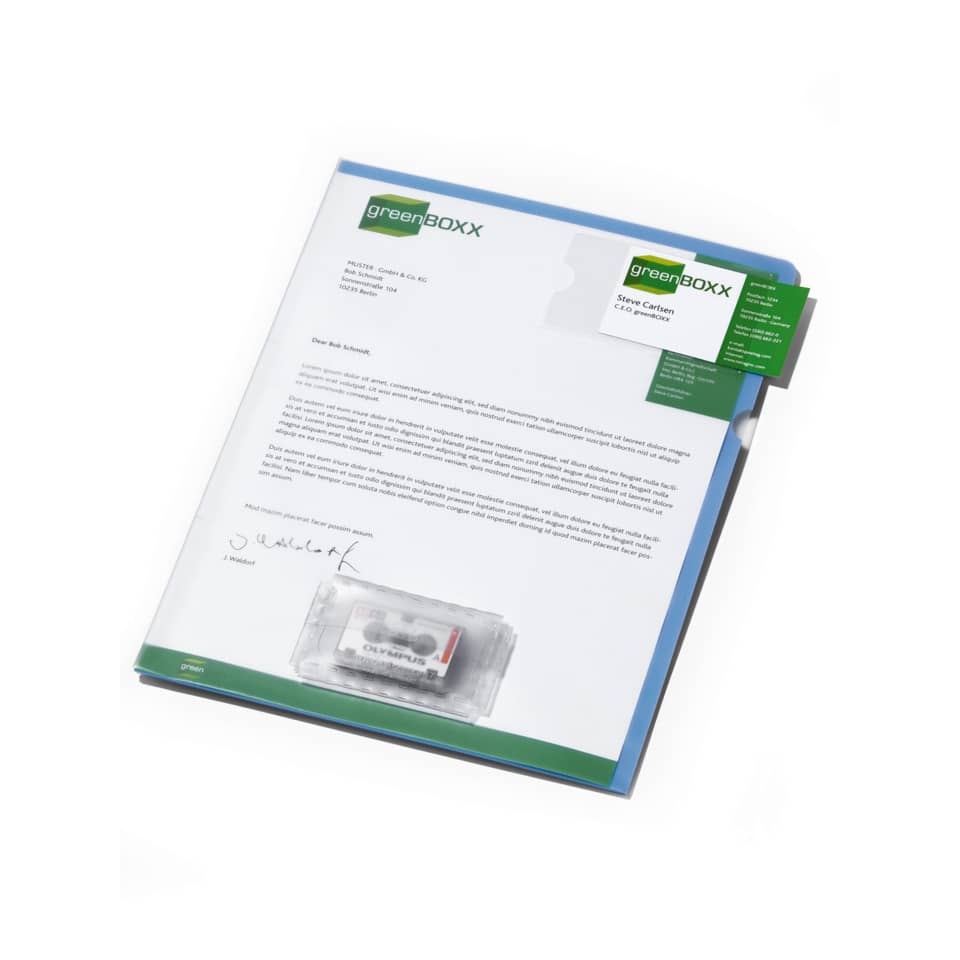 A4-Ordner, Clipboard, Briefpapier, Schreibwaren, GreenBoxx