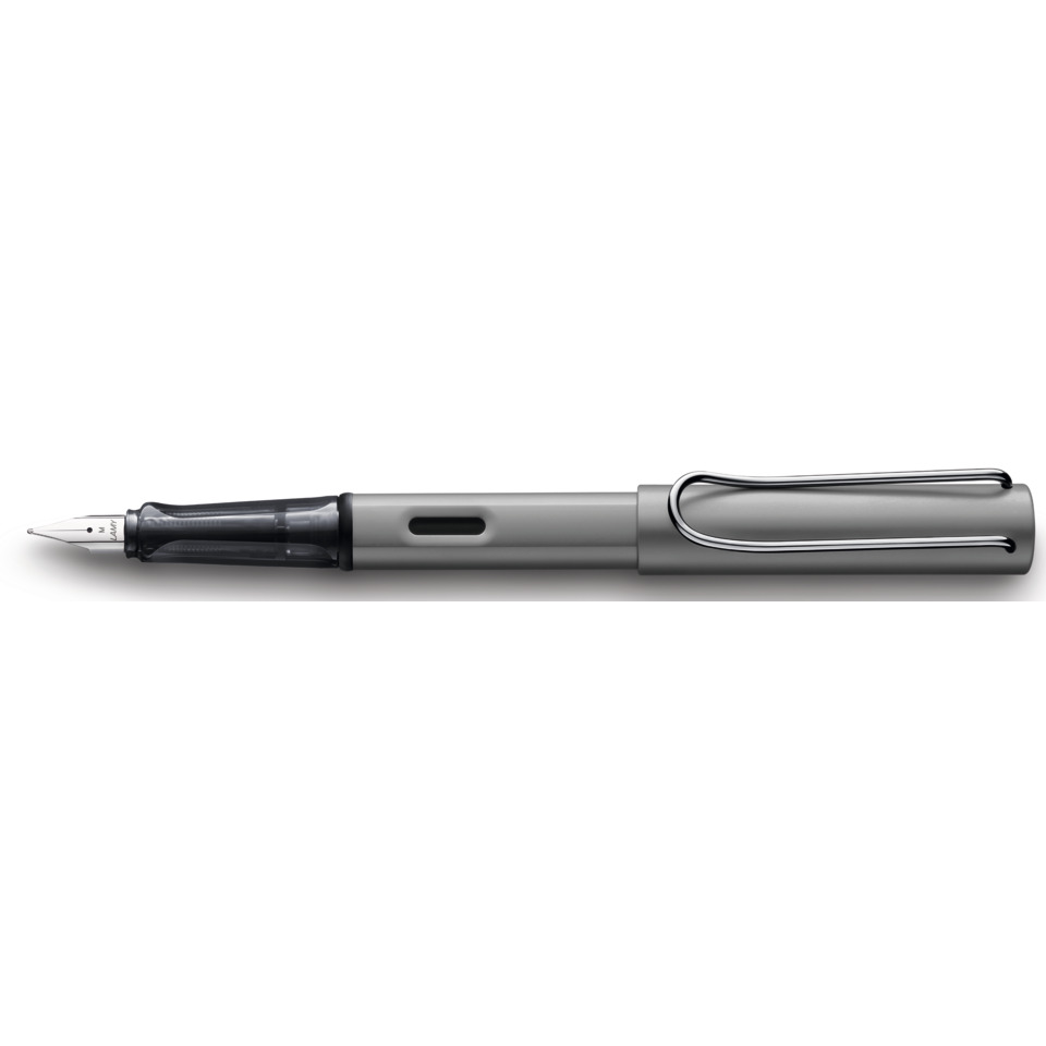 Fountain pen, Nib, Pen body, Clip, Grip