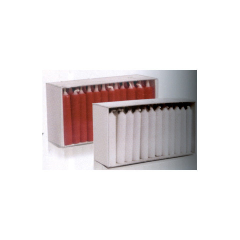 Puppenkerze, 65x10mm, rot, 50 Stück WIEDEMANN 252006.001