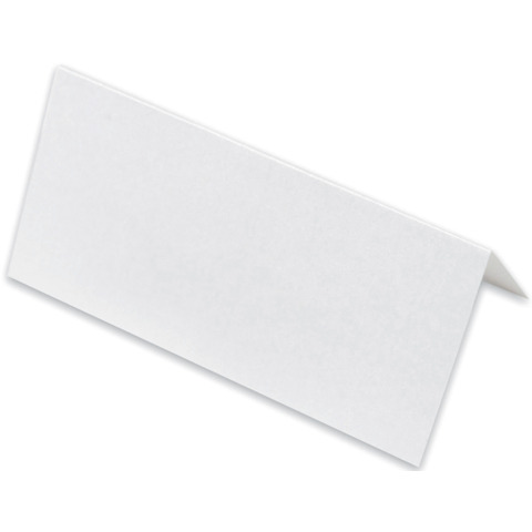 Tischkarte Paperado, 10x10cm, 250g/m², marble white metallic RÖSSLER 164030302