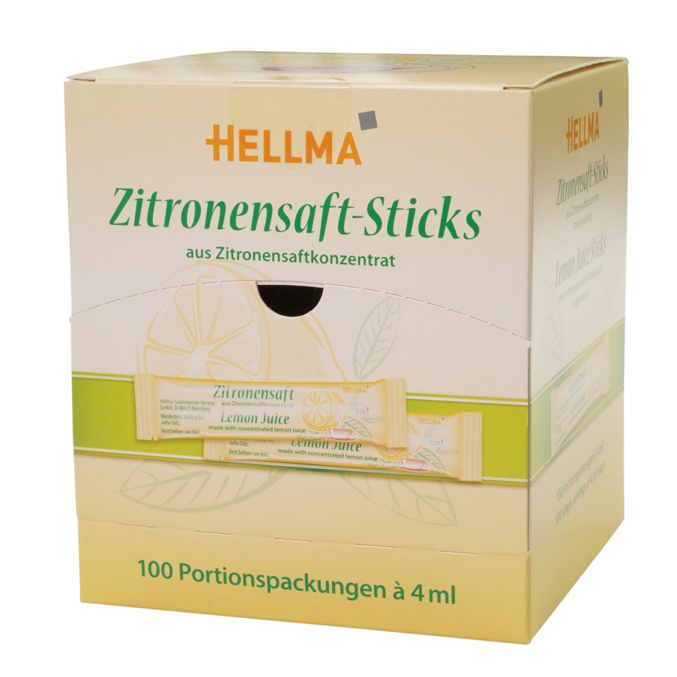 Zitronensaft, Lemon Juice, Konzentrat, Sticks, Packung
