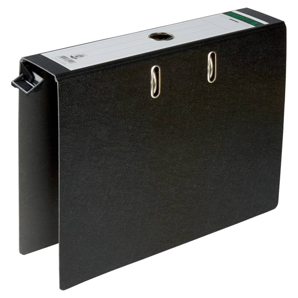 Binder, Ringbinder, Schwarz, Zwei-Ring, Kunststoffrand