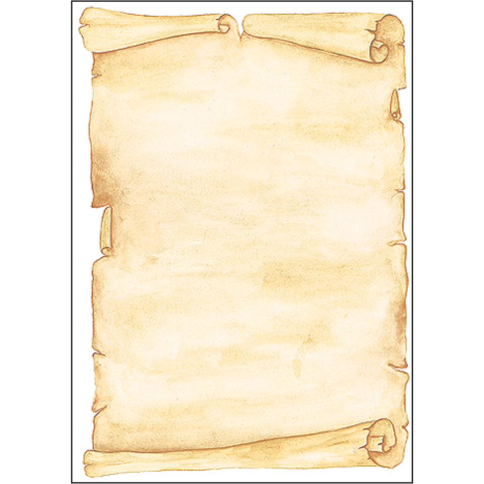 altes Pergament, Rolle, Vintage-Pergament, antikes Dokument, Papierrolle