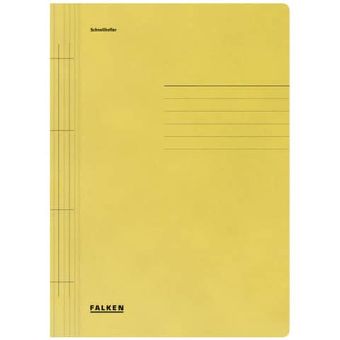 Schnellhefter Manila, A4, 250g/m², gelb FALKEN 80000425