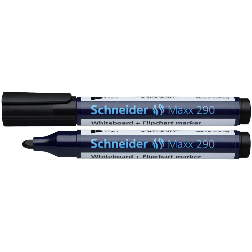 Whiteboard-Marker, Marker-Stift, Schneider Maxx 290, Blau Tinte, Flipchart-Marker