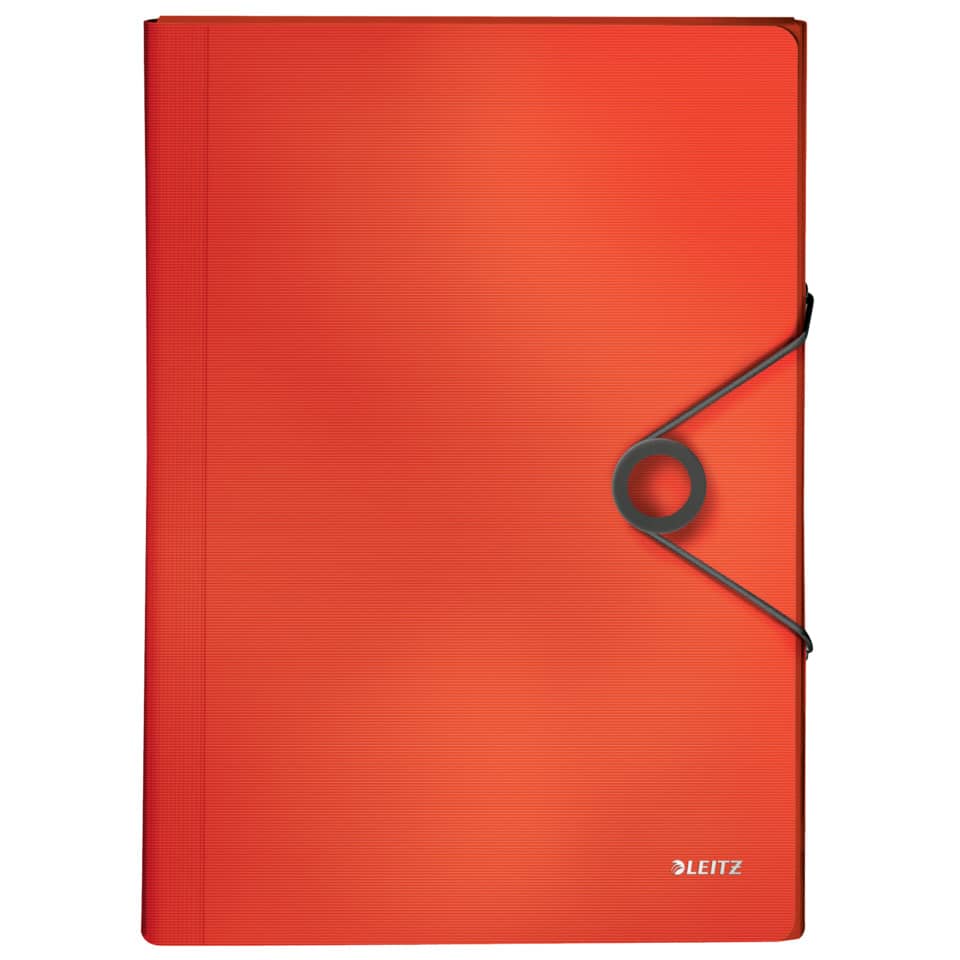 notebook, rot, Elastischer Verschluss, Ringschnalle, Leitz