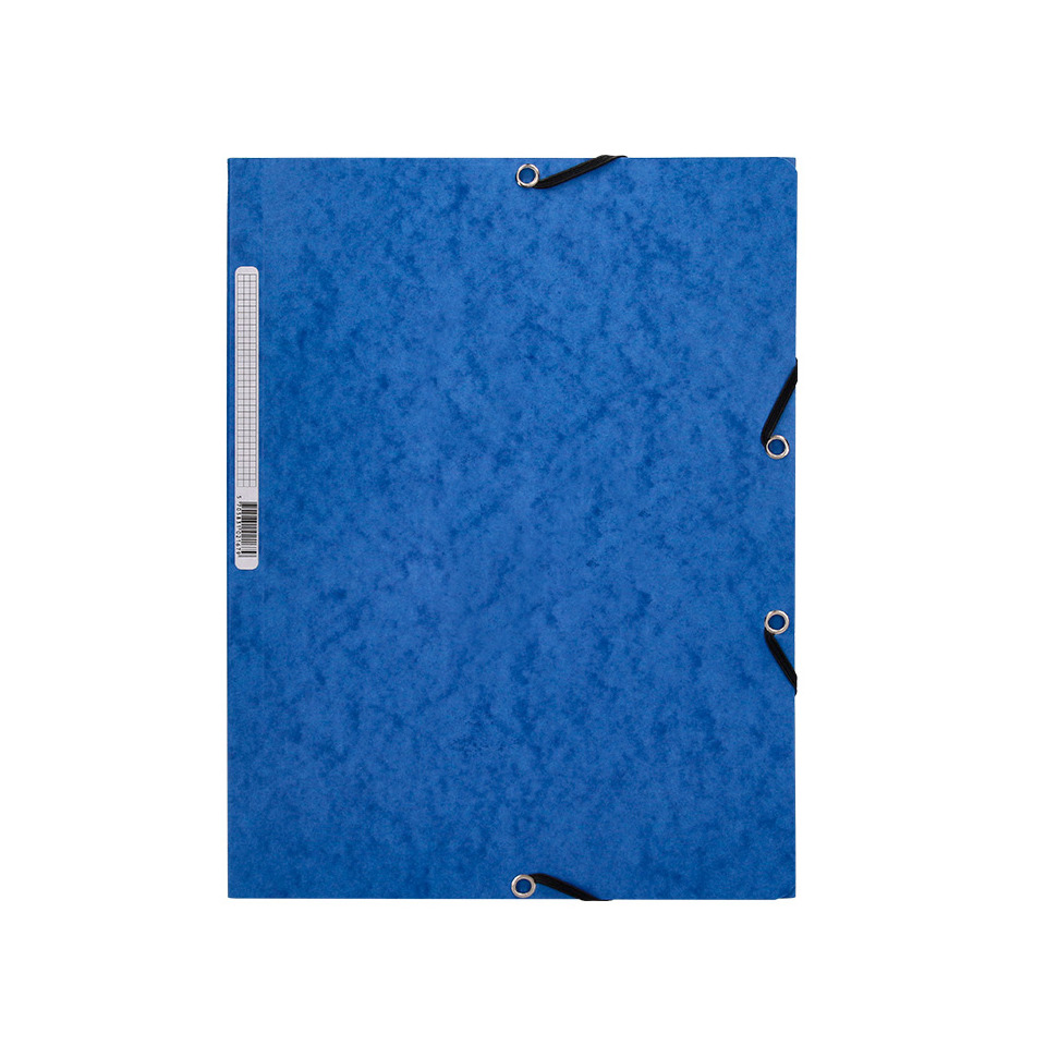Ordner, Binder, Blau, Ringösen, Gummischlaufen