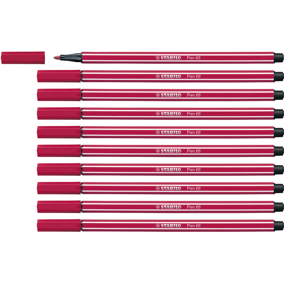 Künstlerdüse?, Stabilo, Pen 68, Rotstift, Filzstift