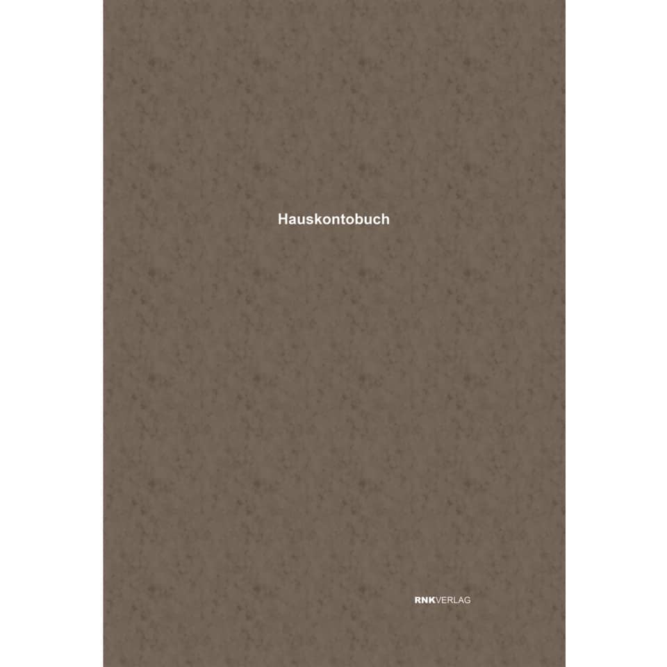 Hauskontobuch, Hauskonto?, Küchenbuch?, Notizbuch, Bücherregal