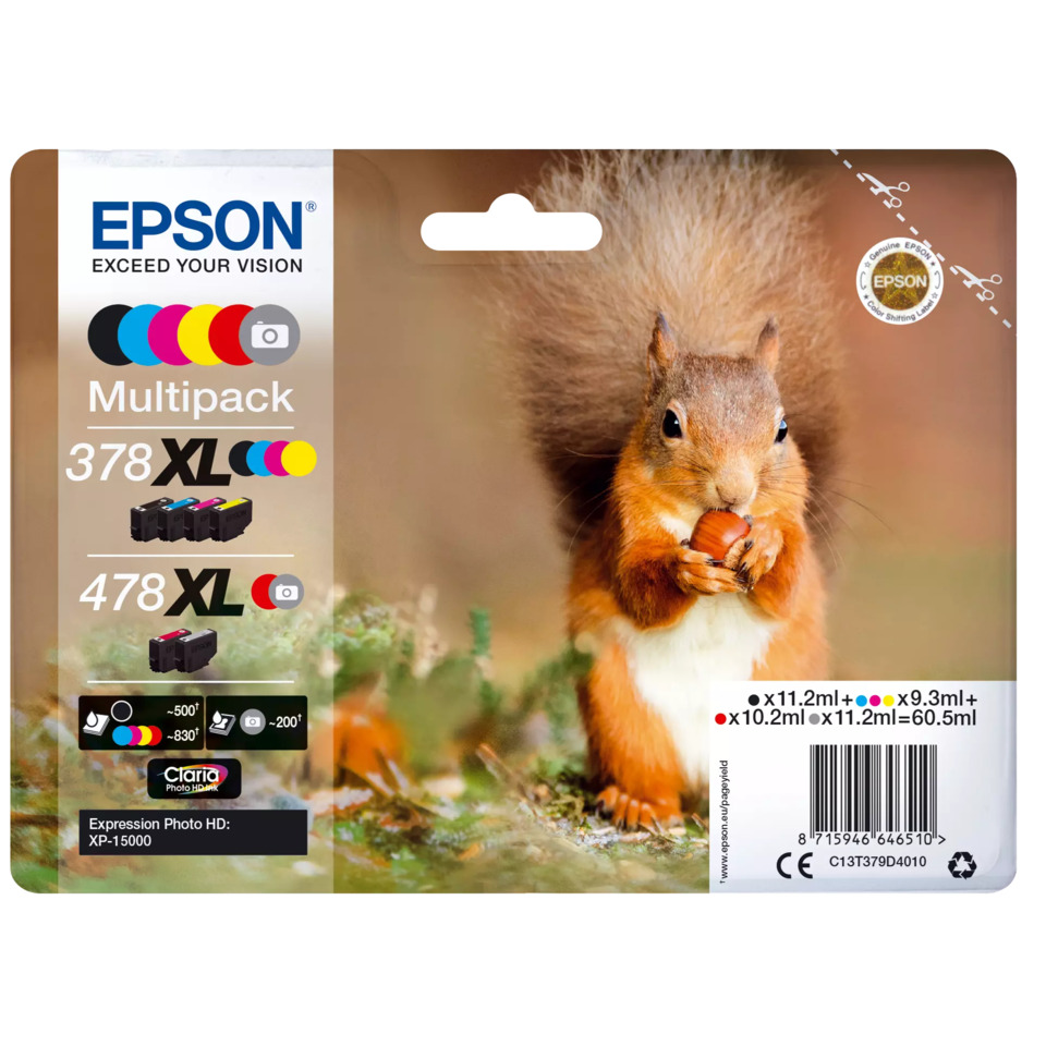 Kunststoffkartuschen, Tintenpatronen, Mehrfachpack, XL Patronen, EPSON