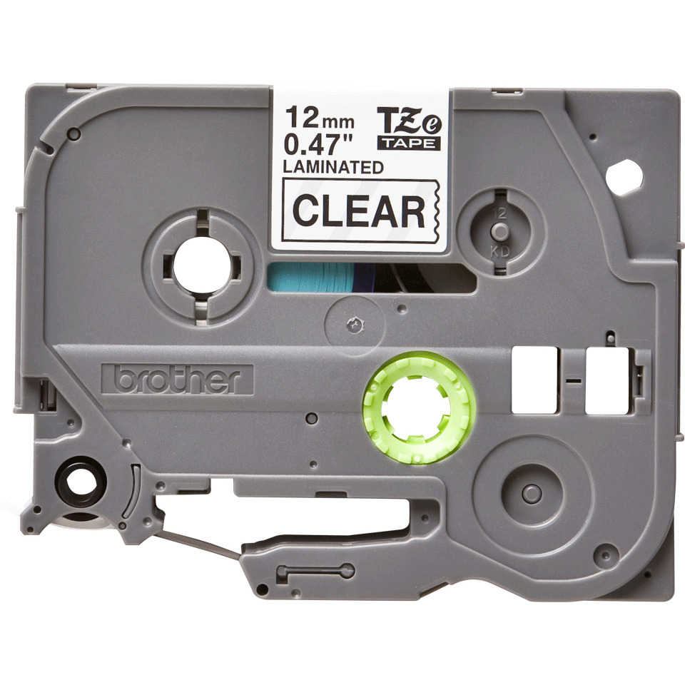 Kassette, Träger, Tonalband, Clear Laminated, 12mm