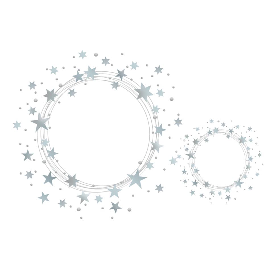 ring, dekor, sterne, kreise, konfetti