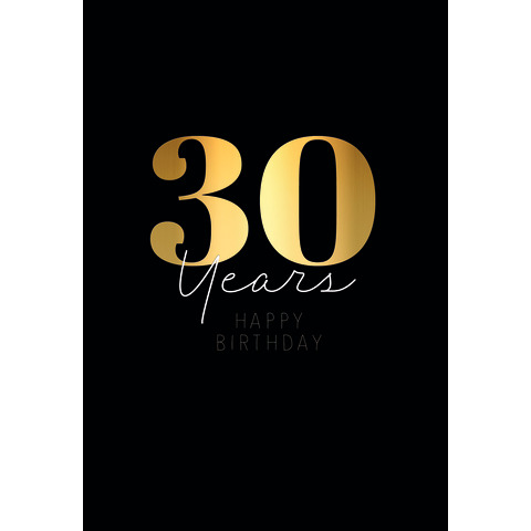 Geburtstagskarte Zahl 30 SKORPION 52-3264