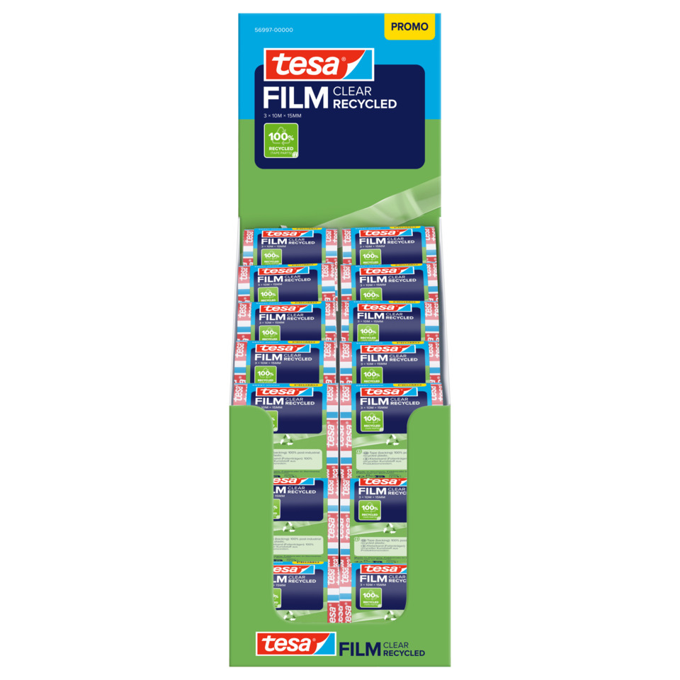 Filmmaterial, Recycled, Transparent film, Clear film, tesa film