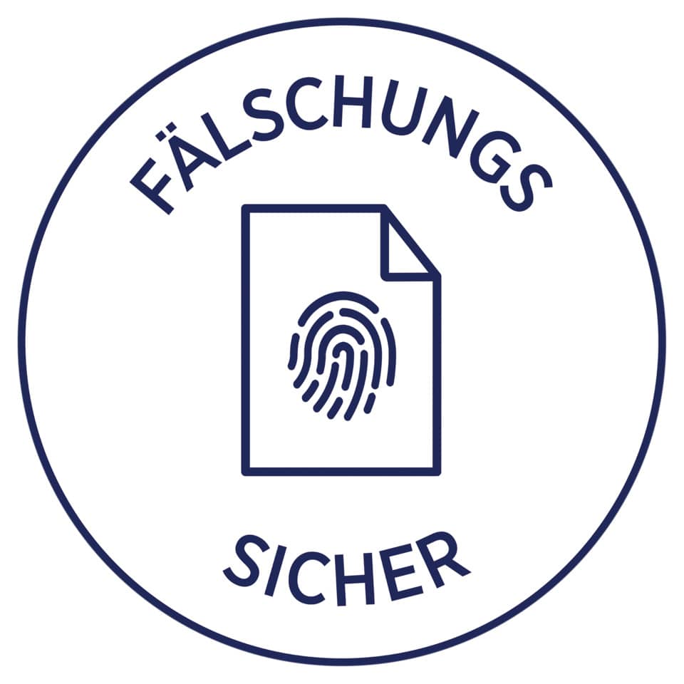 Fälschungssicher, Fingerabdruck, Dokumentenschutz, Sicherheitsstempel, Zertifikat