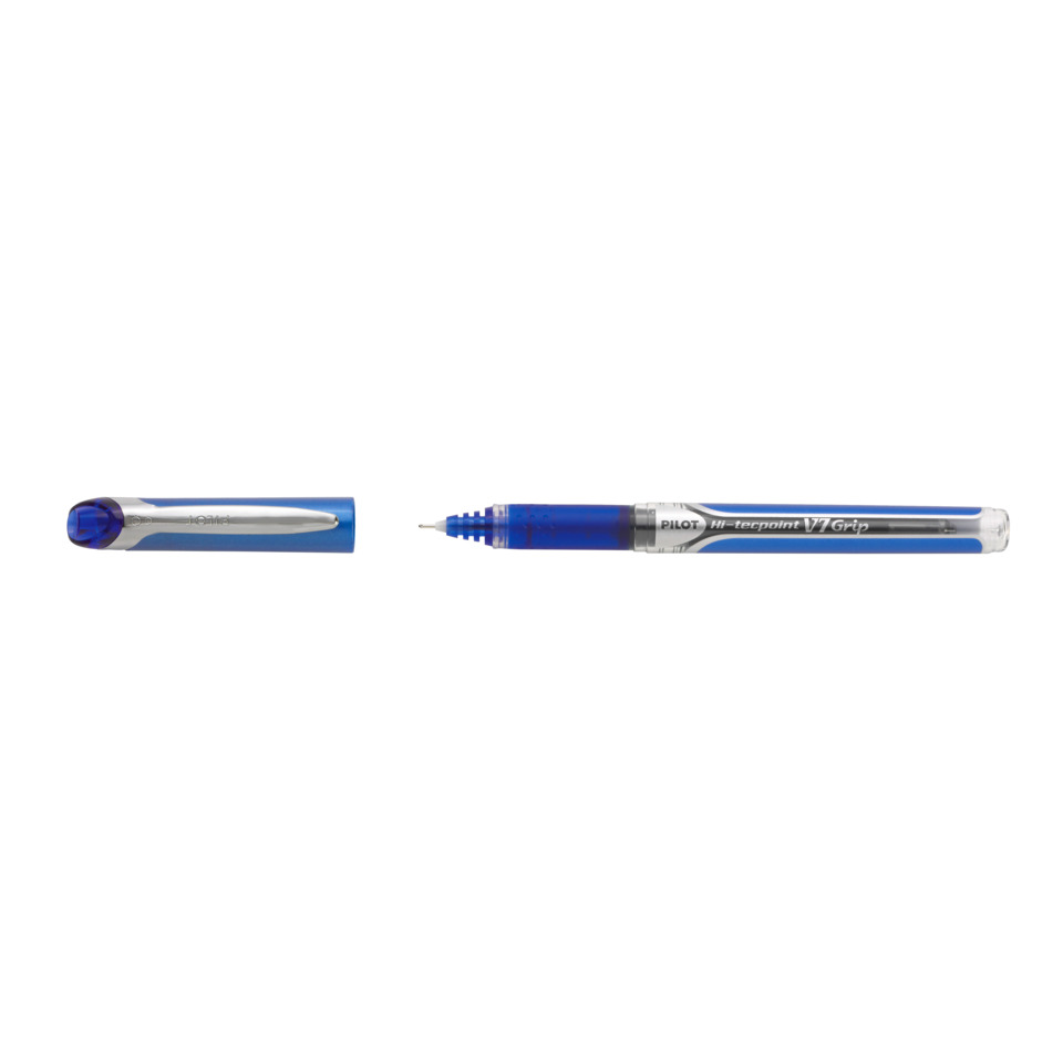 Kugelschreiber, Gelschreiber, Kappe abnehmbar, Blau, Hochwertiger Stift