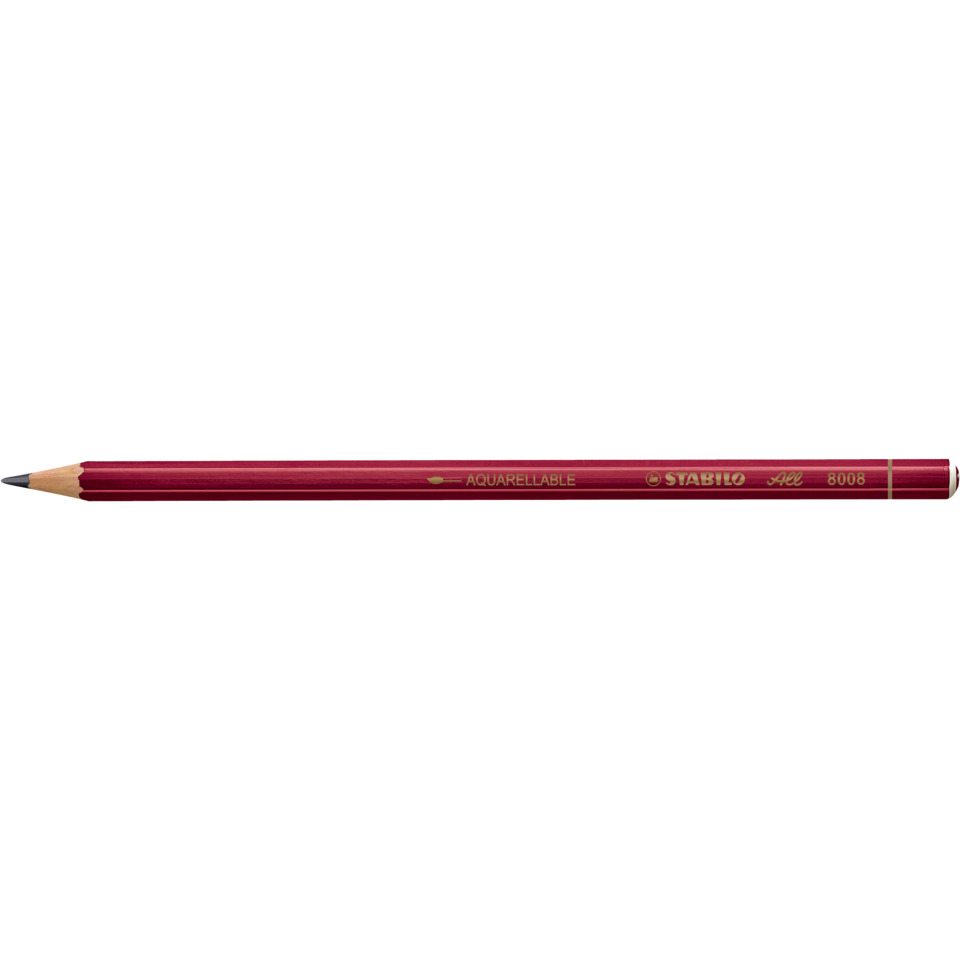 Bleistift, Roter Bleistift, Aquarellstift, Holzbleistift, HB/9000?
