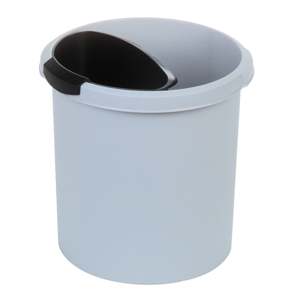 Abfalleimer, Mülleimer, Küchenbehälter, Plastik, rund