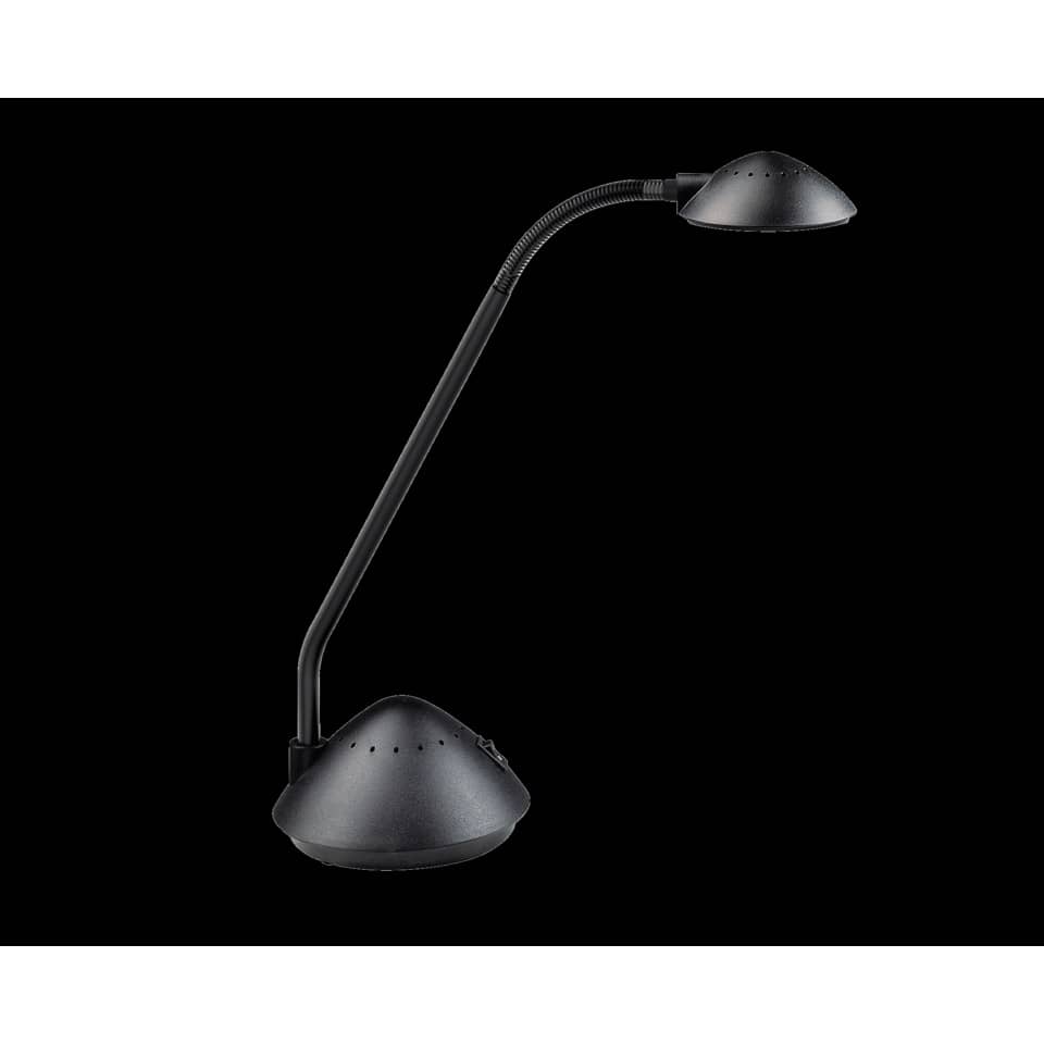 Schreibtischlampe, Tischlampe, LED-Lampe, schwarz, flexible Leuchte