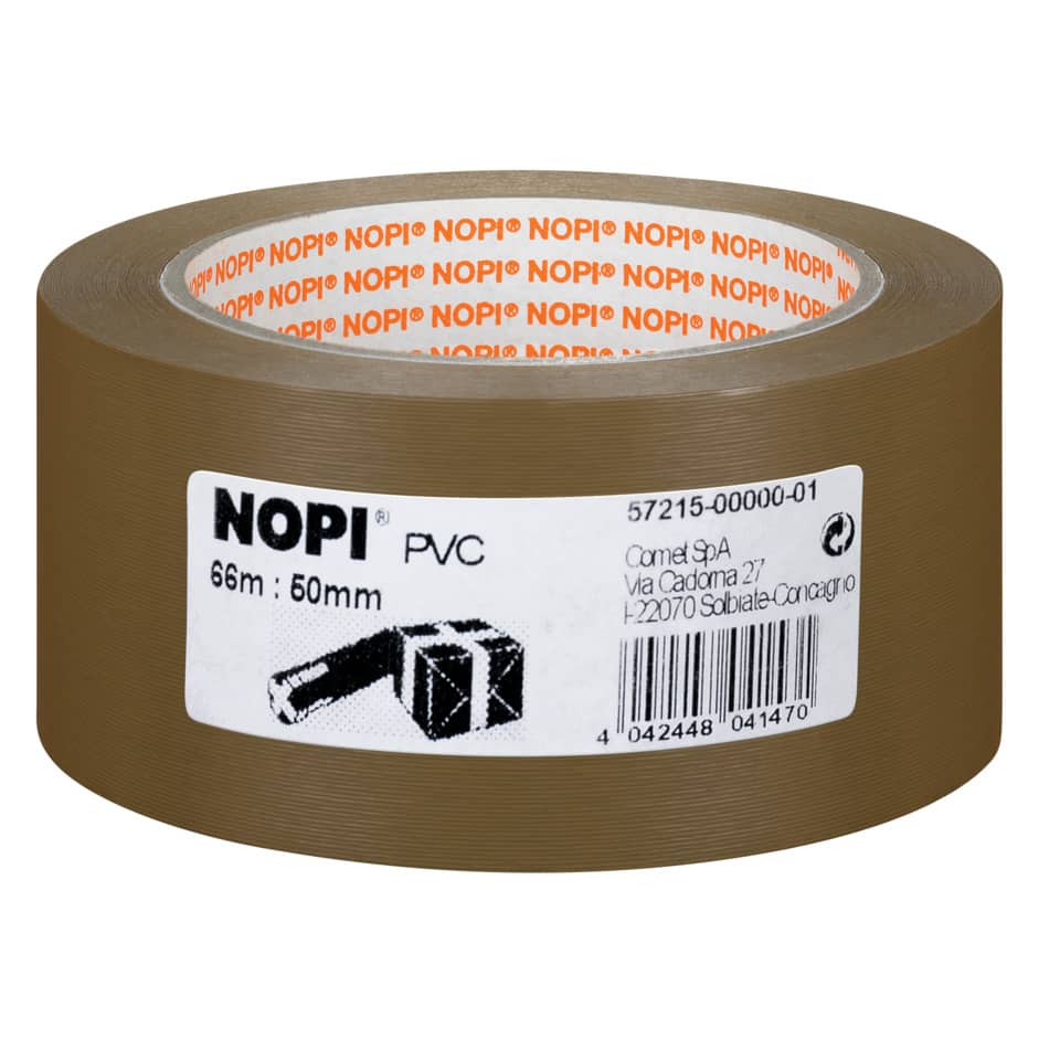 Klebeband, PVC, Braun, 65mm, 50m