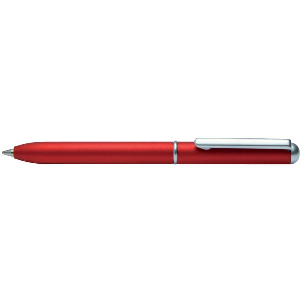 Kugelschreiber, Ballpoint, roter Schaft, Metallclip, Kugelstift