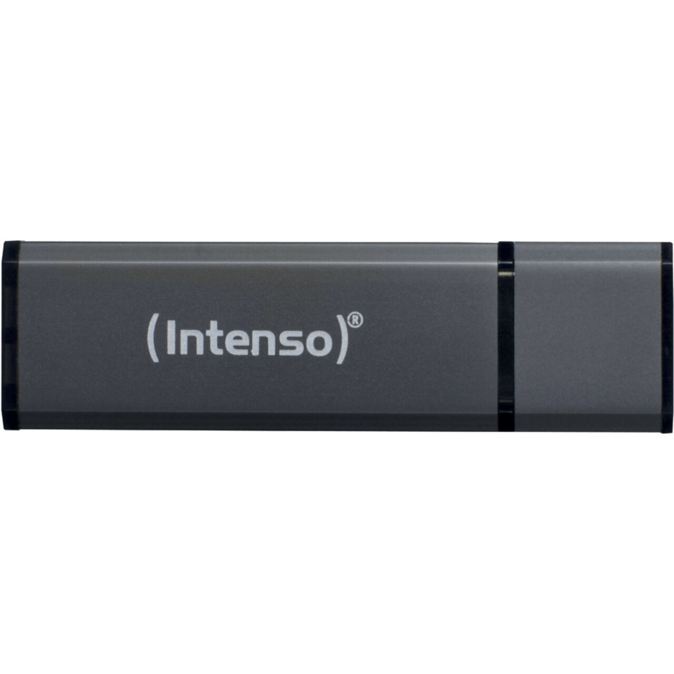 USB-Stick, Speicherstick, Intenso, Metallisch, USB-Anschluss