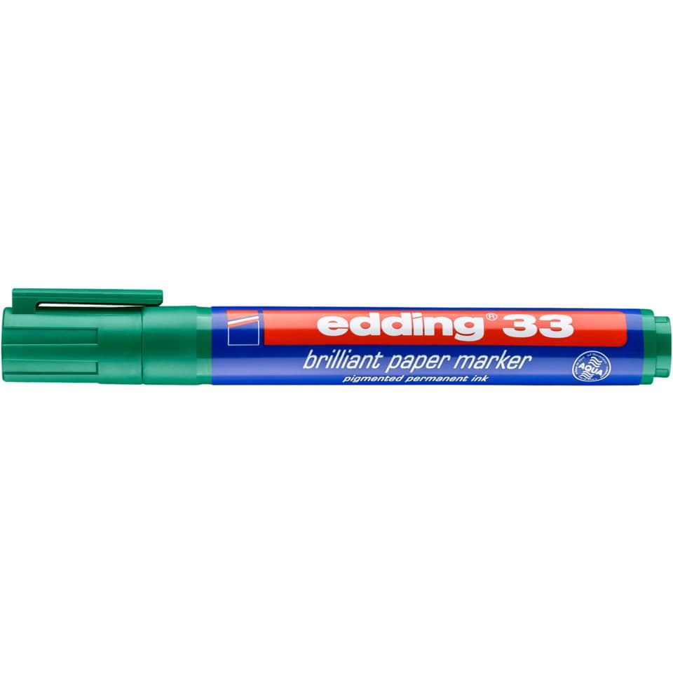 Brillant-Papiermarker 33, 1-5mm, grün EDDING 33-004
