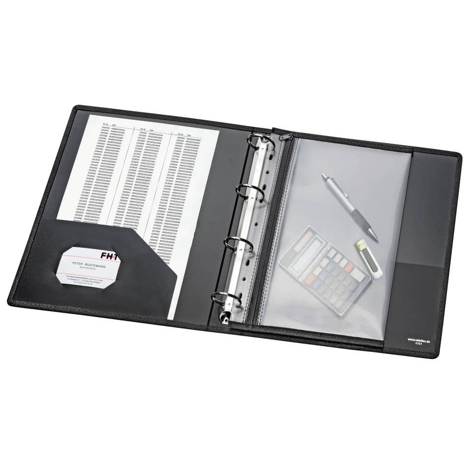 ledermappe, ordner, ringbuch, hüllenmappe, a4-ordnung