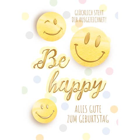 Geburtstagskarte geprägt  51-1551