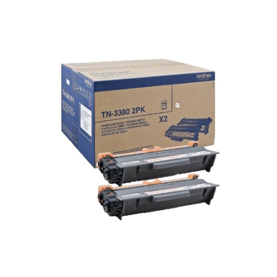  Tonerpatrone, TN-3380, 2er Pack, X2, Druckertoner 