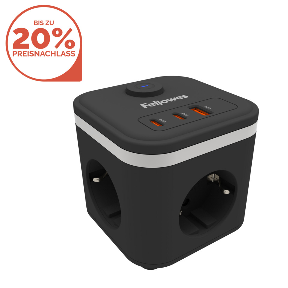 Steckdosenadapter, Mehrfachsteckdose, USB-Ladegerät, Schuko-Stecker, Reiseadapter