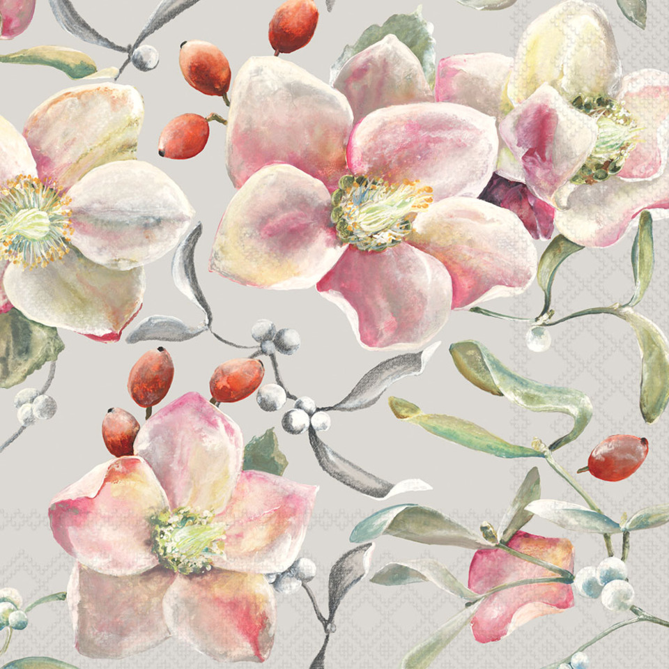 Blumenmuster, Blüten, Rosendruck, Papier/Wallpaper, Dekor