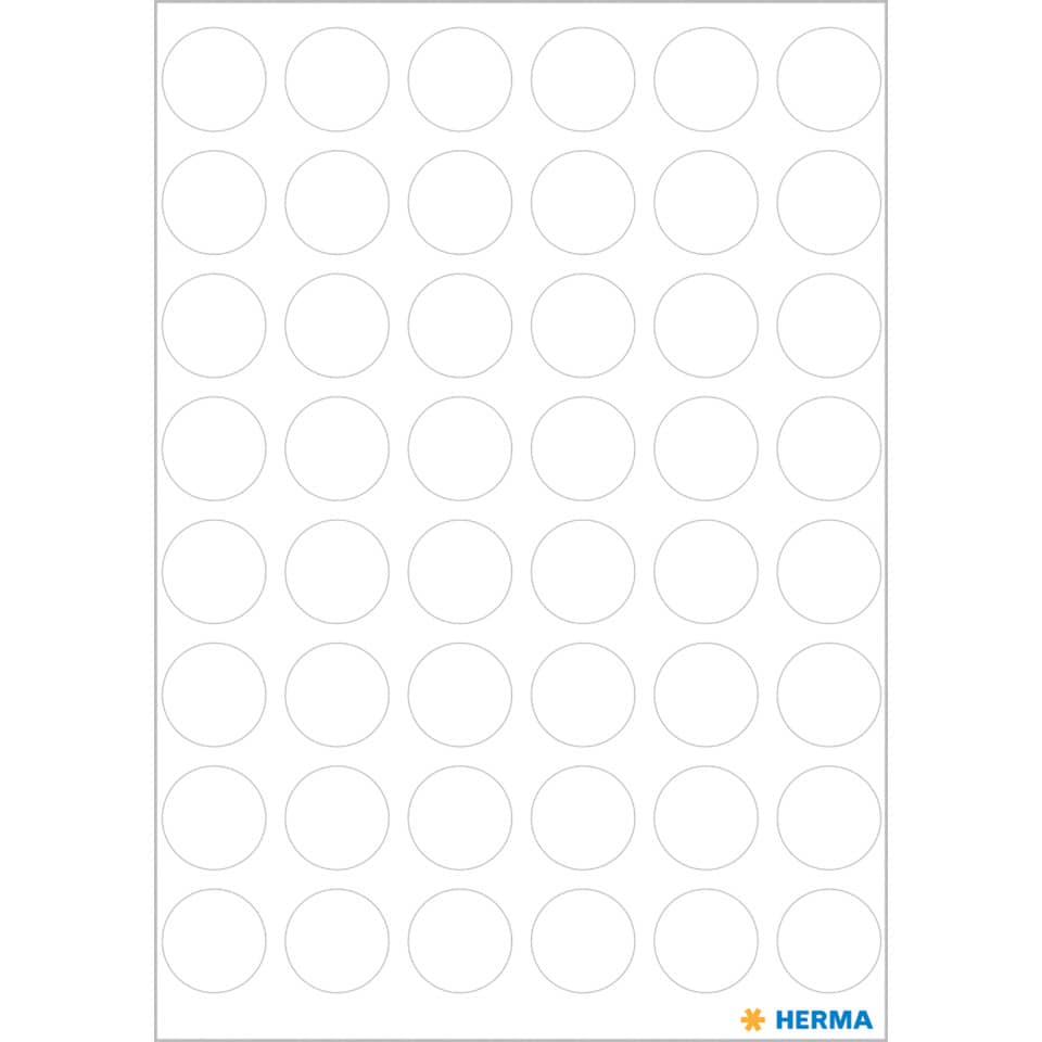 Kreisraster, Punktengitter, Muster, weißer Hintergrund, HERMA