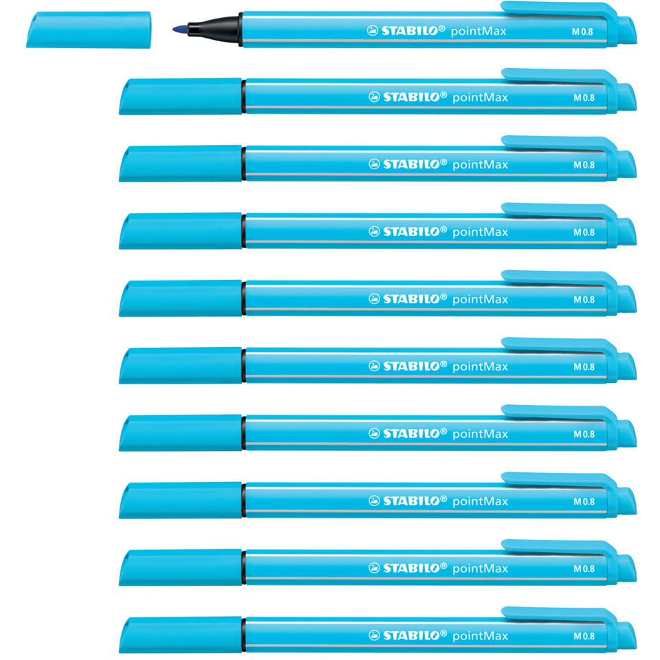 Stabilo, Marker, PointMax, Filzstift, Blau