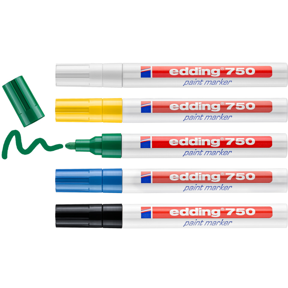 paint marker, markers, edging 750, color markers, grüner marke