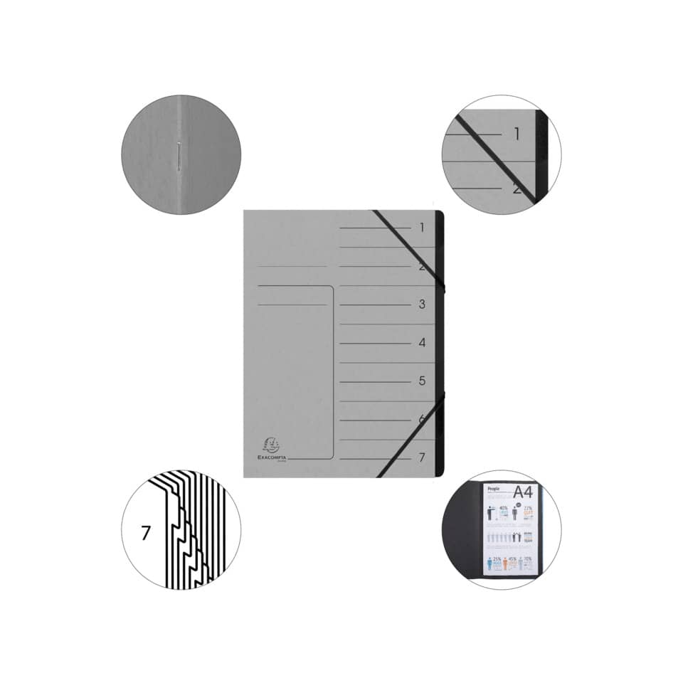 Notizheft, Linienmeter, A4, Gitter, Spiralbindung