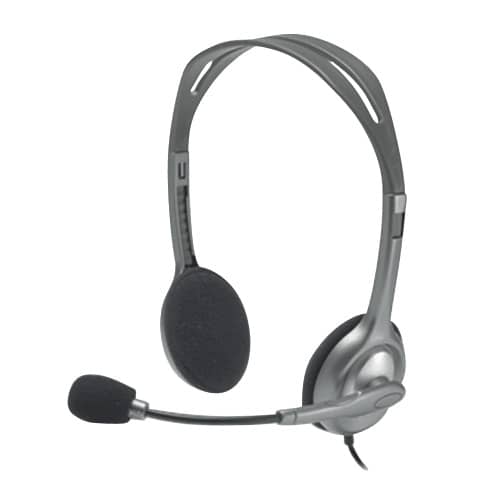 Headset H110, Stereo, kabelgebunden, schwarz LOGITECH 981-000271