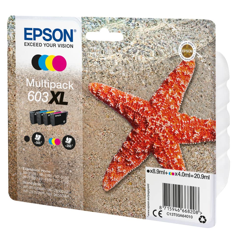 Multipack, Tintenpatronen, EPSON, Seestern, Sandstrand