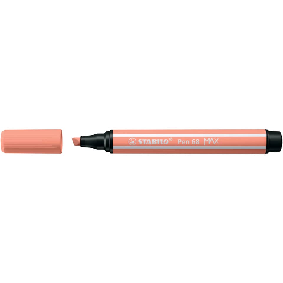 Marker, Stift, Highlighter, Pfirsichfarben, Stabilo