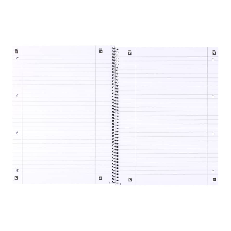 spiral notebook, line pages, ring binder, notebook, papier notebook