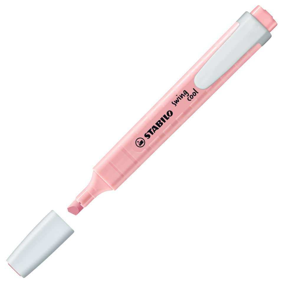 pink highlighter, pink marker, dual-tip, gleitestift?, stabilo swing cool