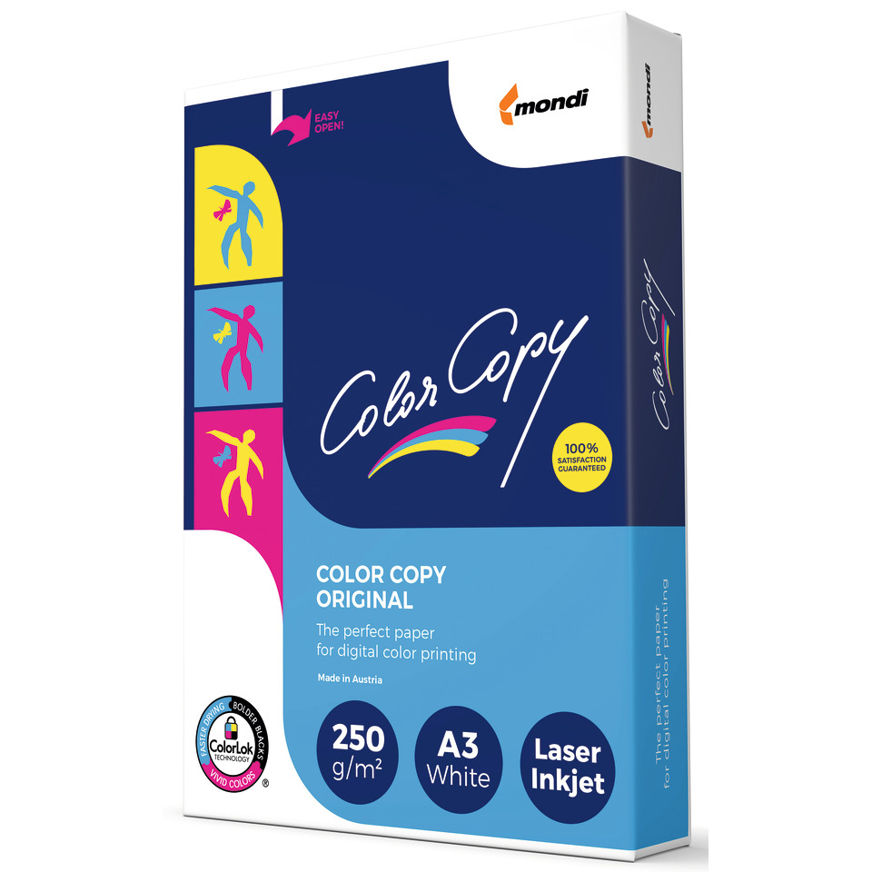 Color Copy, A3 White, Laser Inkjet, 250 g/m², Originalpapier