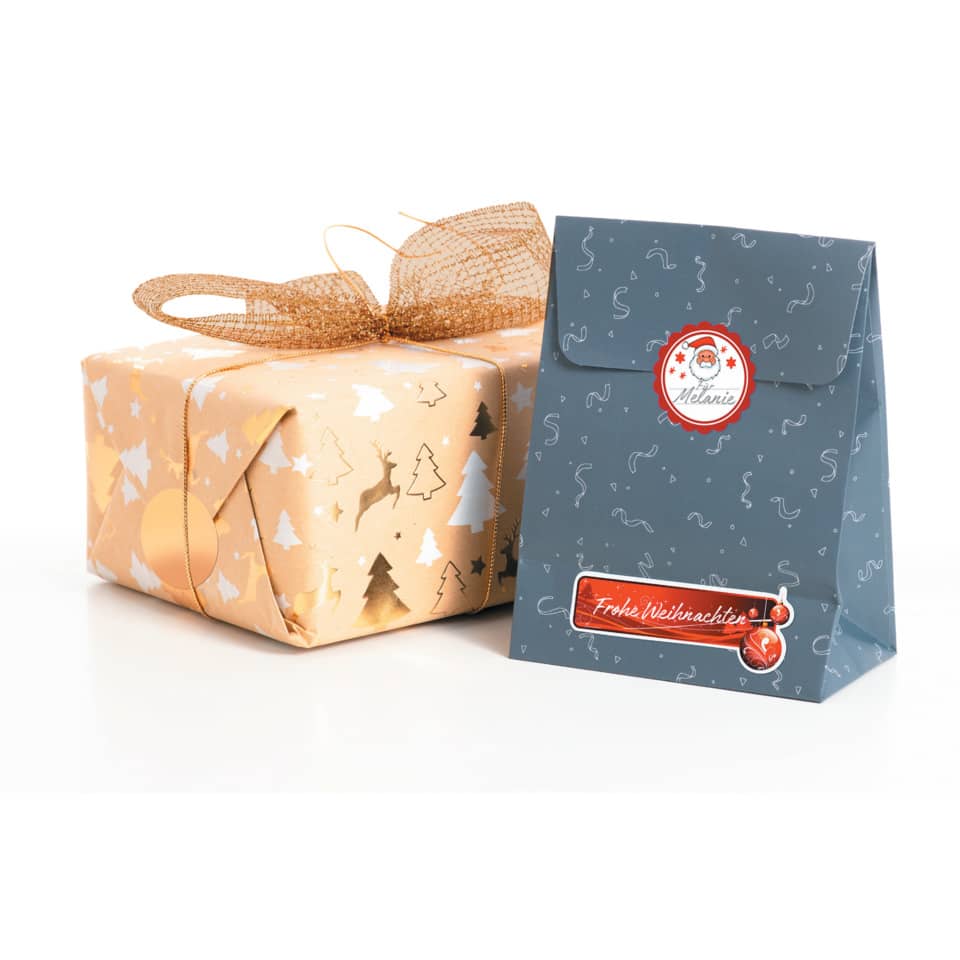 Geschenkverpackung, Weihnachtsgeschenk, Verpackung, Geschenkset, Geschenkband