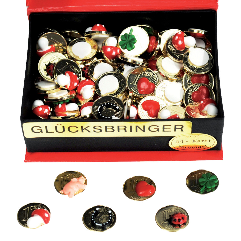 Glücksbringer, Münzen, Herz, Kleinigkeiten, Münzstapel
