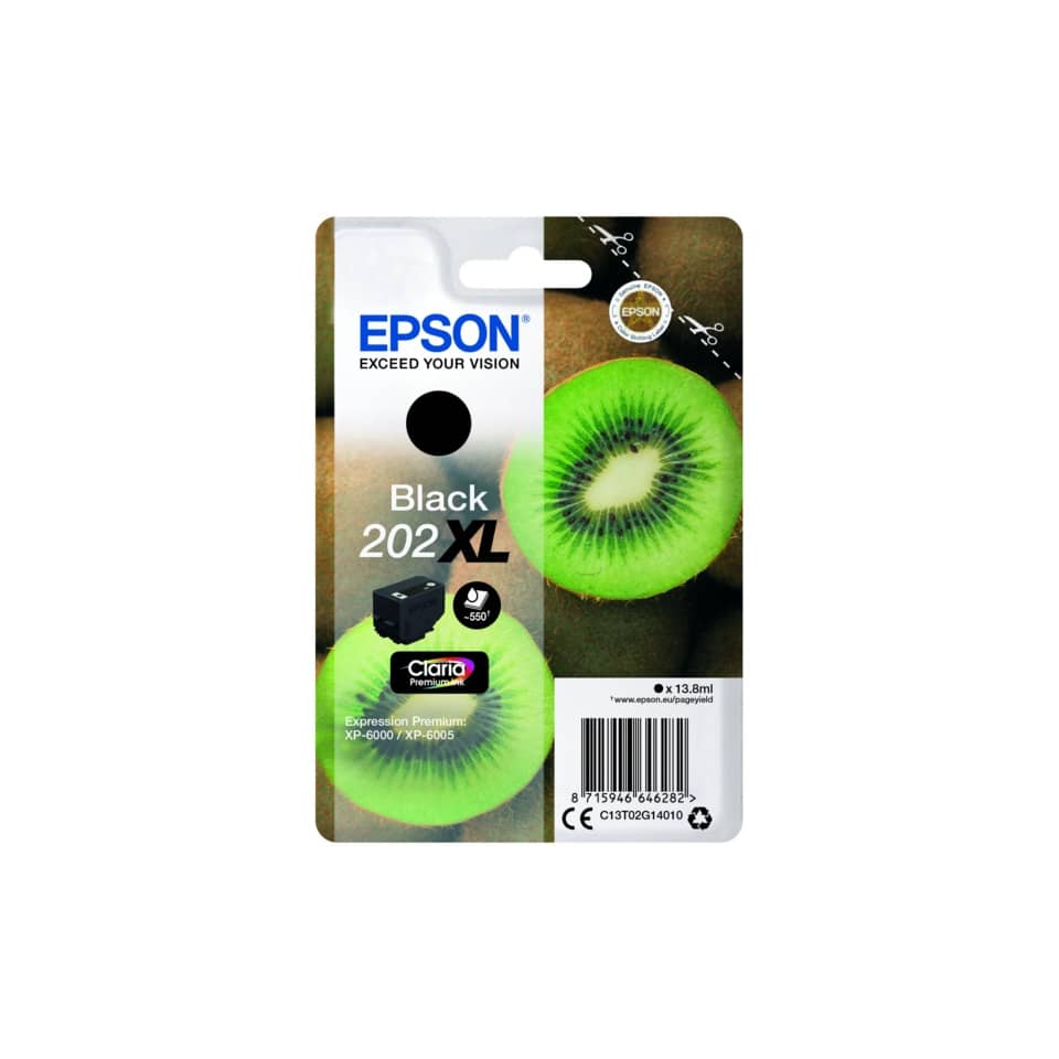 Kiwis, Tintenpatrone, XL Größe, Epson Zubehör, Schwarz
