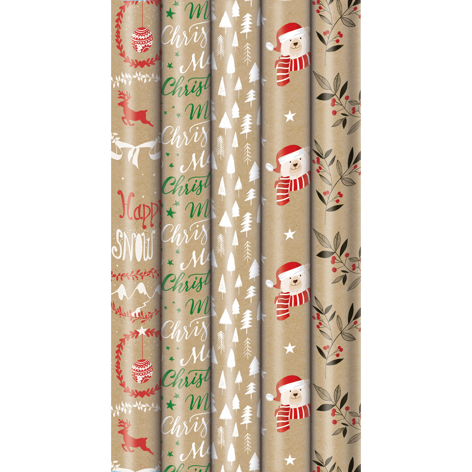 Geschenkpapier, Weihnachten, Design Muster, Holzoptik, Weihnachtsdeko